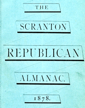 1878 Scranton Republican Almanac
