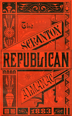 1883 Scranton Republican Almanac