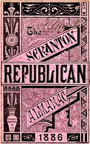 1886 Scranton Republican Almanac