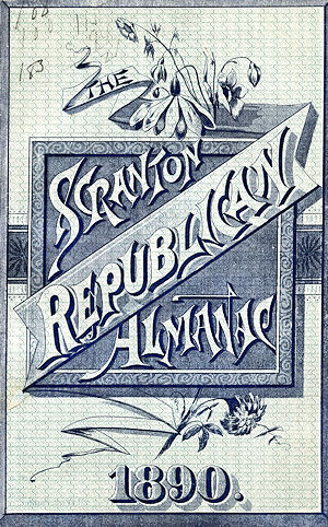 1890 Scranton Republican Almanac