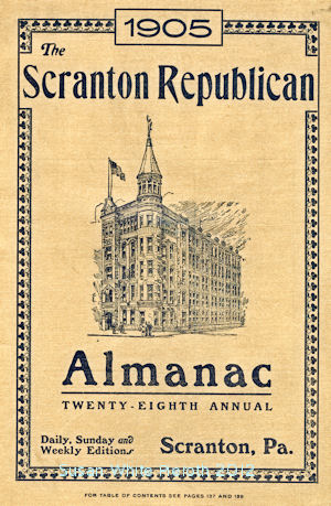 1888 Scranton Republican Almanac