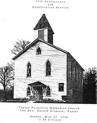 Program, Primitive Methodist, Taylor (click to enlarge)