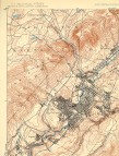 Quarter of 1889 Scranton Topographical Map
